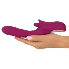 Javida вибратор с функциями лизания и толчков – 22.5 cm (8.8″) – розовый — Фото 6