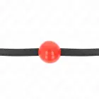 KINK Red Ball Gag 4 cm – Adjustable Silicone Strap — Photo 3