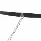 Subblime Leather Belt Harness Black – Adjustable Chain Detail, One Size — Photo 5