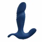 Evolved True Blue dviejų variklių vibruojantis masažuoklis – 14.7 cm – Mėlynas — Nuotrauka 1
