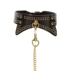 TABOOM Studded Collar and Leash – Black — Photo 10