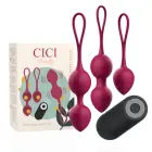 CICI Beauty Premium silikoninis Kegelio treniruočių rinkinys vibruojantis su nuotoliniu valdymu — Nuotrauka 1