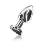Buttocks by TOYJOY The Glider Vibrating Anal Plug – 7.6 cm (3.0″) – Silver — Photo 1