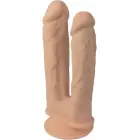 Silex-D Vibrating Double Penetration Dildo – 20 cm (8″) – Skin — Photo 5