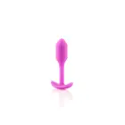 B-Vibe Snug Plug 1 – Weighted Anal Plug – S – Pink — Photo 4
