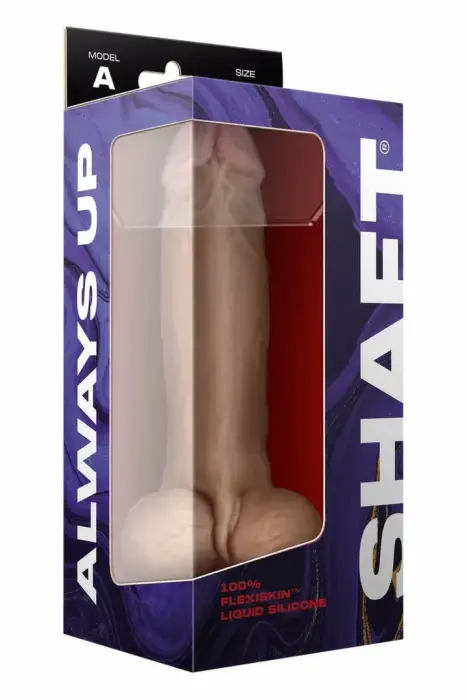 SHAFT Model A reālistisks dildo ar piesūcekni – 24 cm (9.5″) – zaļš