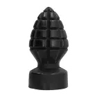 All Black käsigranaadi kujuline dildo – 14 cm (5.5″) – Black Photo
