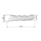 Pretty Love varpos rankovė su moduliniais ilgio blokais – 28 cm (11″) – skaidri — Nuotrauka 8