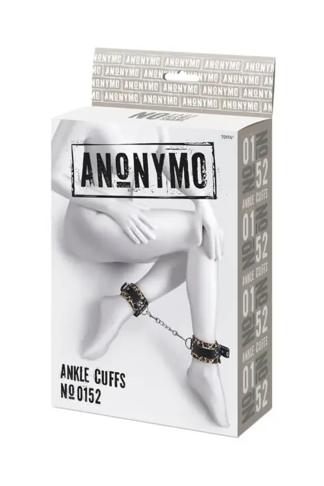 Anonymo handcuffs, PU leather, print, 27 cm Foto 9