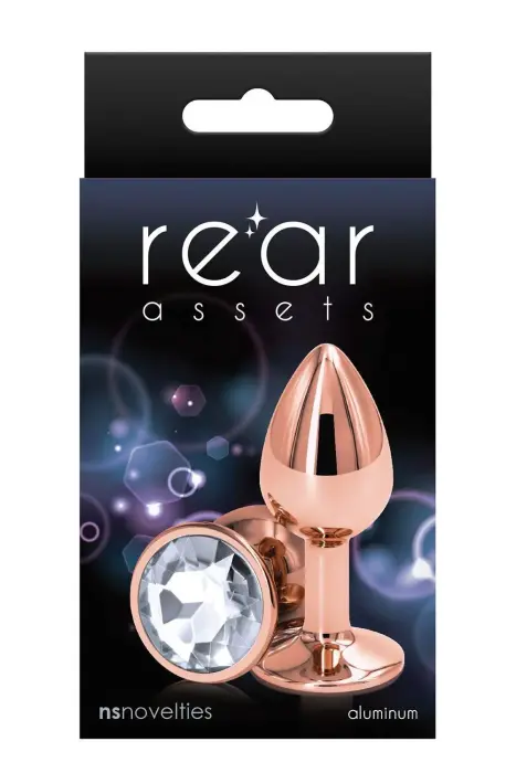 Rear Assets anālais spraudnis – 6.9 cm (2.7″) – Rose Gold