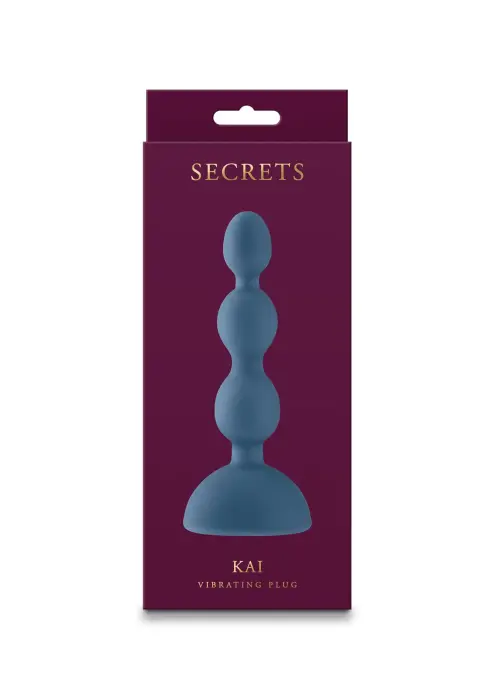 Secrets Kai vibrējošas anālās bumbiņas – 18 cm – Zaļš Foto 2