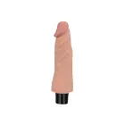 Real Softee vibruojantis dildo – 18 cm (7″) – kūno spalva — Nuotrauka 2
