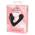 Fifty Shades of Grey Greedy Girl Duet вибратор двойного действия – 14 см (5.5″) — Фото 1