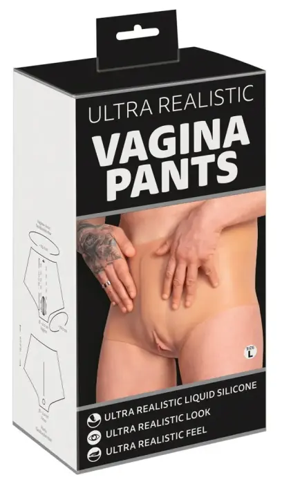 You2Toys Liquid Silicone Vagina Pants – L