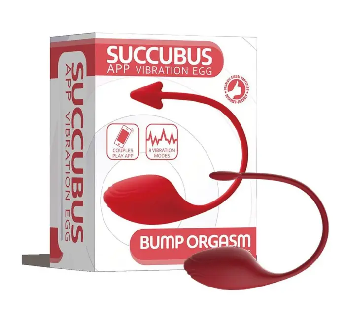 Succubus вибрационное яйцо с управлением через приложение – розовое