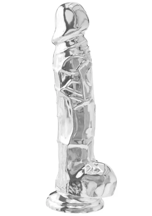 TOYJOY Get Real reālistisks dildo – 22.5 cm (8.9″) – Caurspīdīgs