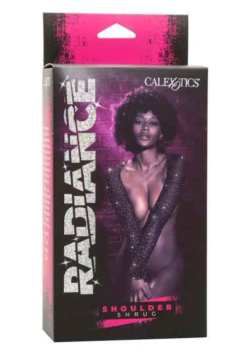 Radiance võrkkangast õlakeep dekoratiivkividega – must – One Size Photo