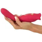 Oral Fun vibraator liikuvate huulte ja vibreeriva keelega – 22.2 cm (8.7″) – roosa — Foto 12