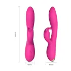 Bonnie кролик-вибратор – 22.2 cm (8.7″) – розовый — Фото 4
