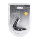 Double O Silicone Cockring – L – Black — Photo 1