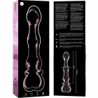 Ibiza Nebula Series Model 21 stikla dildo – 20.5 cm (8″) – rozā — Foto 5