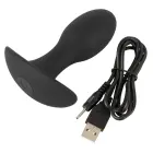 ANOS Vibrating Butt Plug – 8.9 cm – Black — Photo 9