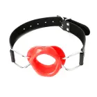 Red Open Mouth Panel Gag — Photo 4