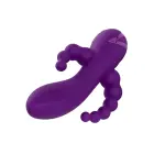 Long Beach Bootylicious trīskāršās darbības vibrators – violets — Foto 13