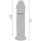 TOYJOY Get Real Deluxe Extra Thick Dildo – 32 cm (12.6″) – Skin — Photo 4