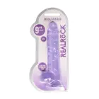 Realistlik dildo munanditega ja iminapaga – 25 cm (9.8″) – Lilla — Foto 1