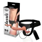 Harness Attraction Harris duālā sistēma ar vibrāciju 18 cm – melna — Foto 1