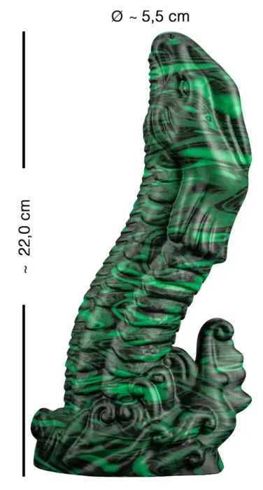 Beasty Cocks Lizard Peak Dildo – 22 cm (8.7″) – Marmorjas Photo