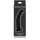 Strap-on dildo (vidējs) – 18–20 cm – melns — Foto 2