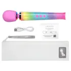 le Wand Petite All That Glimmers wand masāžas vibrators – 25.4 cm (10″) – daudzkrāsains — Foto 7