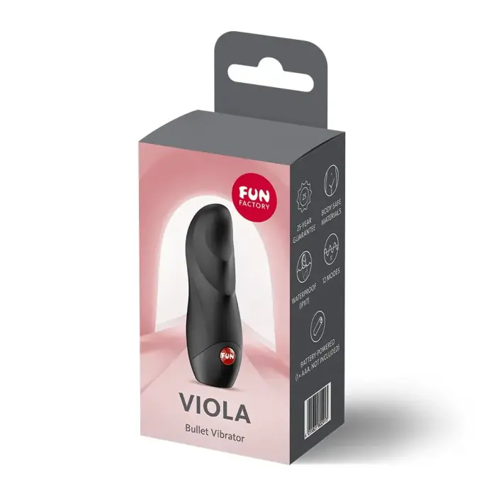 Вибропуля Fun Factory Viola – 9.8 cm – черный