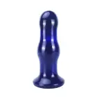 Gleaming Glass Anal Plug – Blue — Photo 5