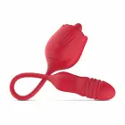 Teazers Rose daudzfunkcionāls vibrators – 22 cm – rozā — Foto 3