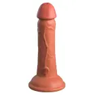 King Cock Elite KCE 6 divslāņu dildo – 18 cm (7″) – miesas krāsa — Foto 3