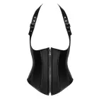 ZADO кожаный корсет с открытыми чашечками – чёрный – XL — Фото 9