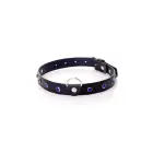Fetish B - Series Collar - 2 cm navy blue crystal Foto 1