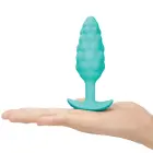 b-Vibe Texture Plug Bump anaaltapp – 12 cm – Roheline — Foto 4