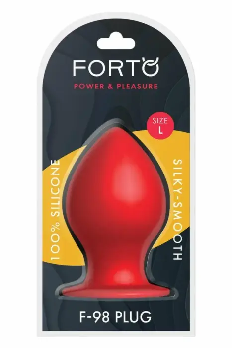 FORTO F-98 Cone анальная пробка – L – Красный