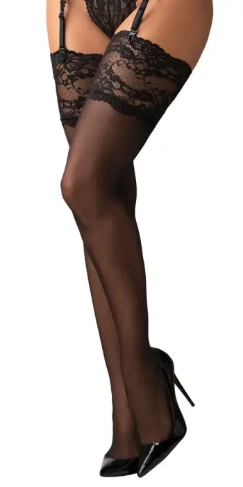 OBS Strümpfe stockings – black – L/XL