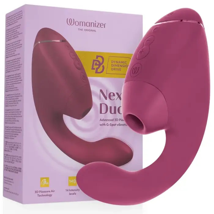 Womanizer Duo Next Dusky Pink двойной интимный стимулятор