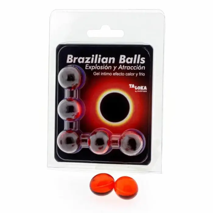 Taloka 5 Brazilian Balls karstā un aukstā efekta masāžas želejas bumbiņu komplekts