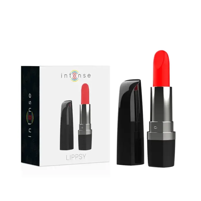 INTENSE Lippsy mini vibrators – 10 cm (3.9″) – melns
