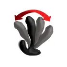 P-Bender - 7 Speed Bendable Prostate Stimulator – 15 cm (5.9″) – Black — Photo 6