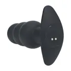 LEVELZ Tri Bulb Vibrating Silicone Plug – Black — Photo 4