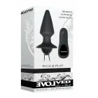 EVOLVED Plug & Play – analinė kamštis – silikonas – juodas – 7 režimai — Nuotrauka 2
