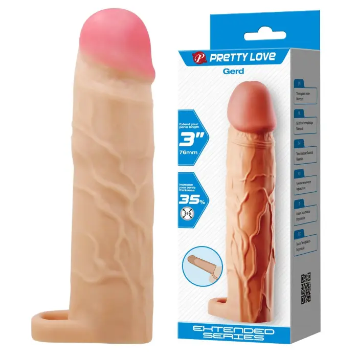 PRETTY LOVE - Gerd Penis Extension – 7.6 cm (3″) – Skin